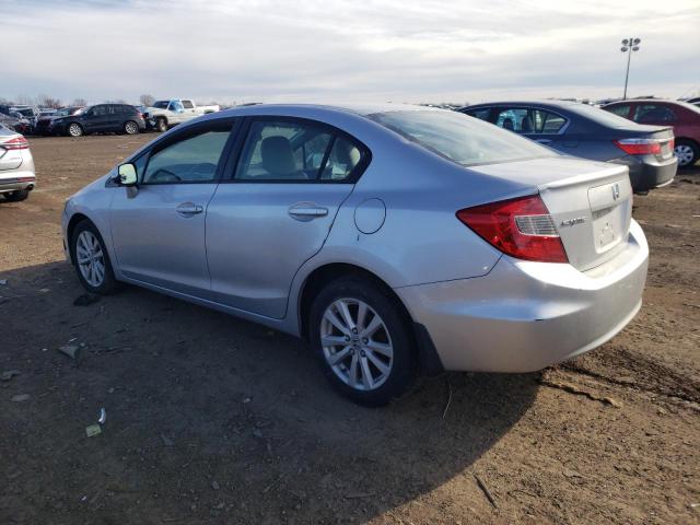 19XFB2F99CE030437 - 2012 HONDA CIVIC EXL ვერცხლისფერი ფოტო 2