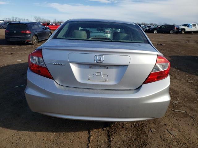 19XFB2F99CE030437 - 2012 HONDA CIVIC EXL SILVER photo 6