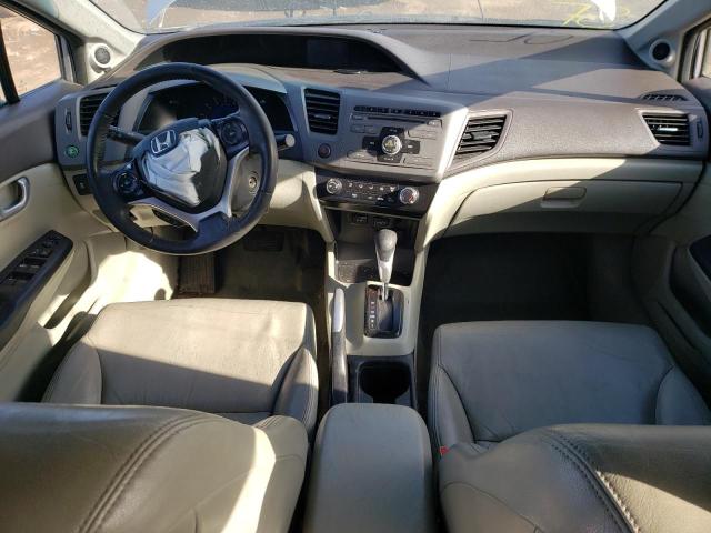 19XFB2F99CE030437 - 2012 HONDA CIVIC EXL ვერცხლისფერი ფოტო 8