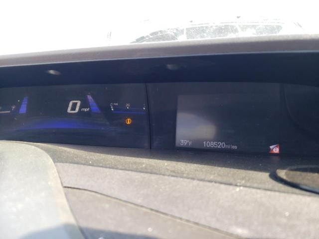 19XFB2F99CE030437 - 2012 HONDA CIVIC EXL ვერცხლისფერი ფოტო 9