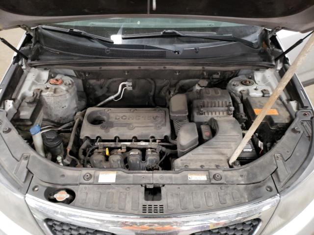 5XYKTCA11BG176822 - 2011 KIA SORENTO BASE GRAY photo 11