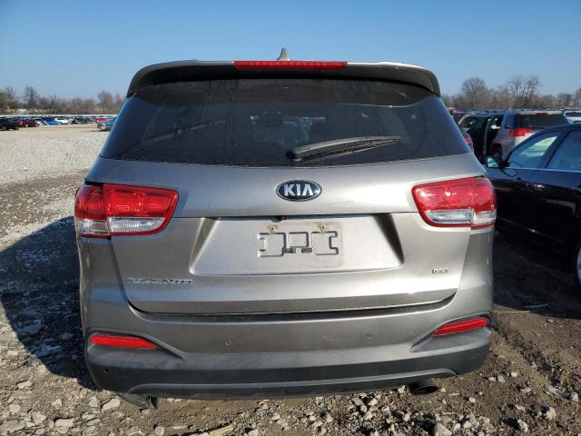 5XYPG4A37GG171567 - 2016 KIA SORENTO LX GRAY photo 6