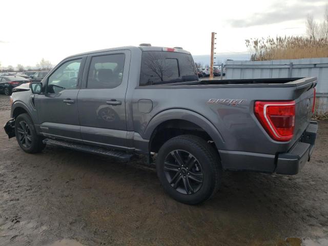 1FTFW1ED7NFC43173 - 2022 FORD F150 SUPER GRAY photo 2