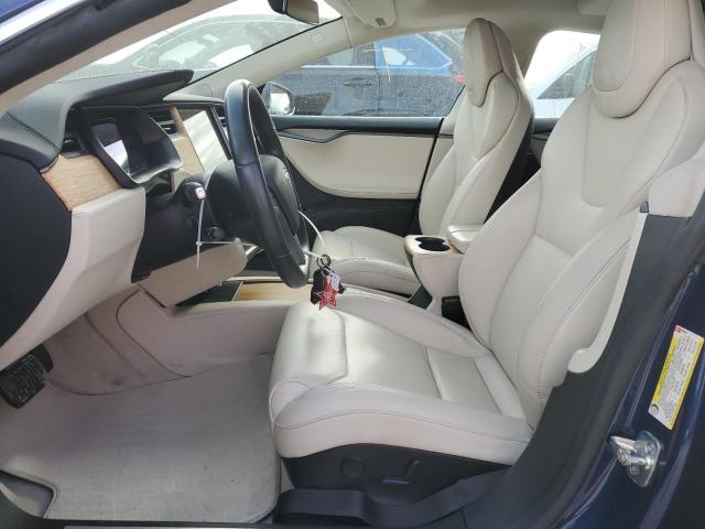 5YJSA1E2XJF268823 - 2018 TESLA MODEL S BLUE photo 7