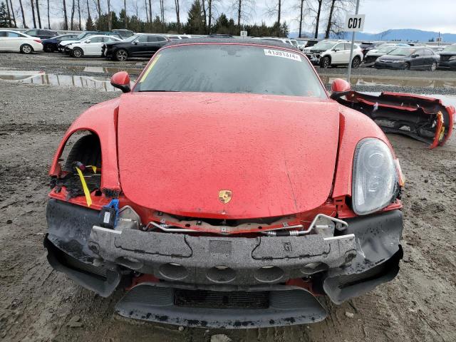 WP0CB2A84FK130447 - 2015 PORSCHE BOXSTER S RED photo 5