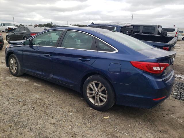 5NPE24AFXGH279383 - 2016 HYUNDAI SONATA SE BLUE photo 2