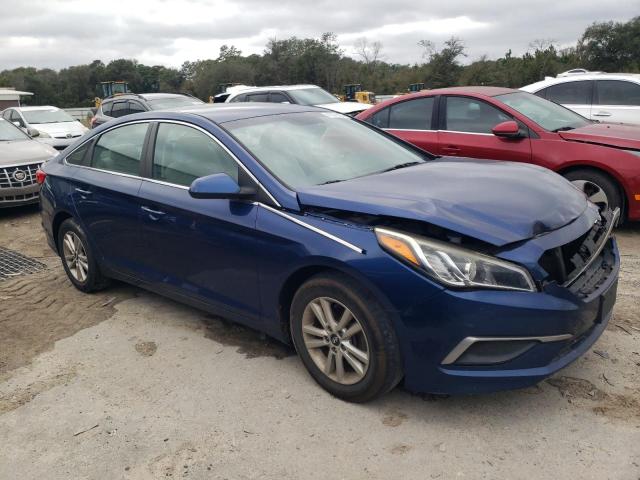 5NPE24AFXGH279383 - 2016 HYUNDAI SONATA SE BLUE photo 4