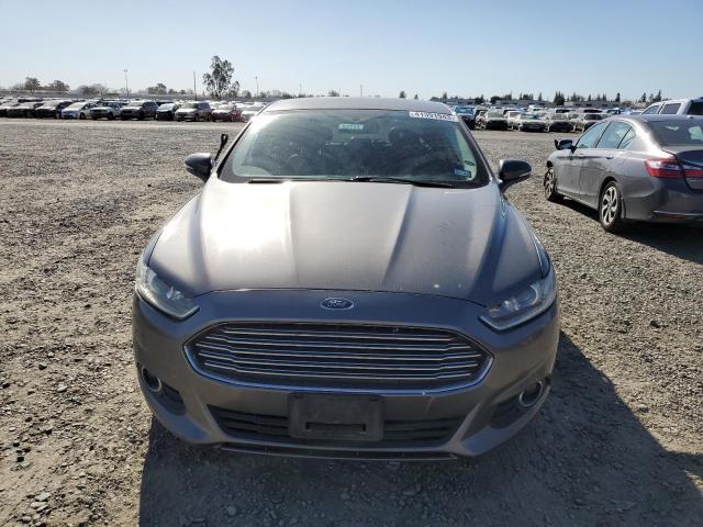 3FA6P0LU6ER291055 - 2014 FORD FUSION SE HYBRID CHARCOAL photo 5