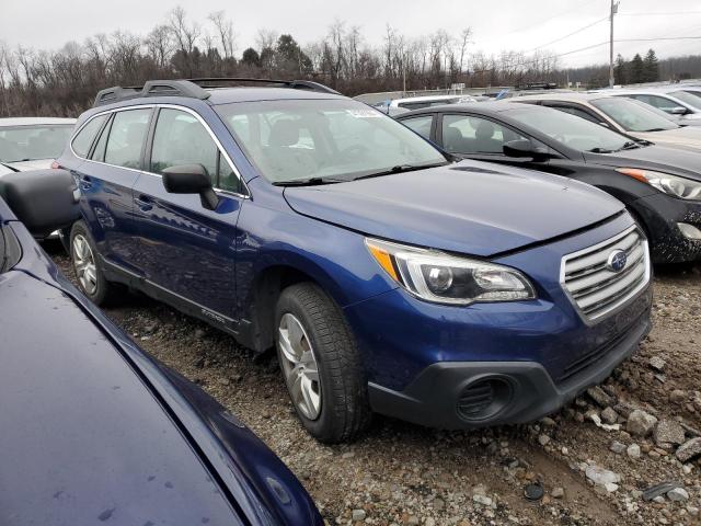 4S4BSAAC4G3302980 - 2016 SUBARU OUTBACK 2.5I BLUE photo 4