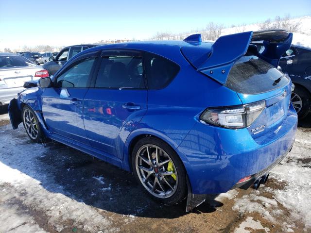 JF1GR8H61EL200196 - 2014 SUBARU IMPREZA WRX STI BLUE photo 2