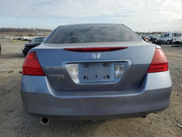 1HGCM66467A093126 - 2007 HONDA ACCORD SE BLUE photo 6