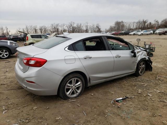 1G1BE5SM9H7196202 - 2017 CHEVROLET CRUZ LT SILVER photo 3