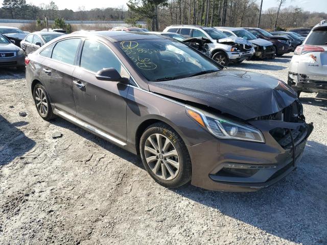 5NPE34AF4GH388824 - 2016 HYUNDAI SONATA SPORT BROWN photo 4