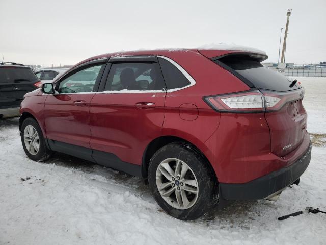 2FMPK4J98JBB96942 - 2018 FORD EDGE SEL RED photo 2