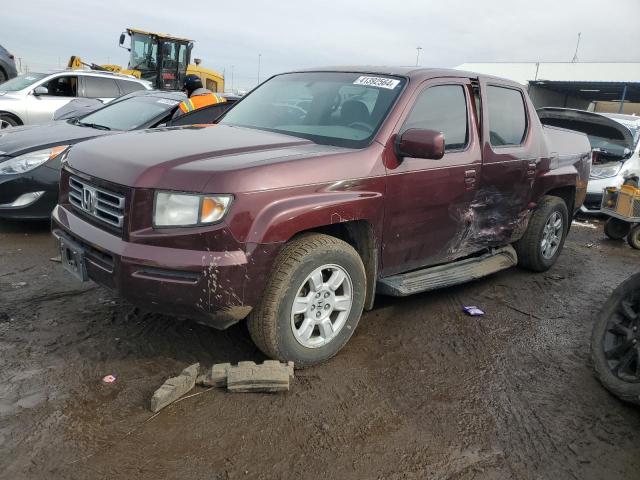 2HJYK16587H524651 - 2007 HONDA RIDGELINE RTL MAROON photo 1