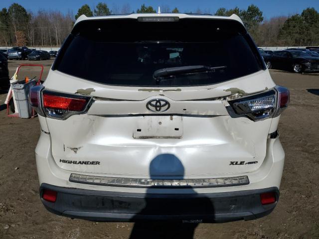 5TDJKRFH1ES048790 - 2014 TOYOTA HIGHLANDER XLE 白色 照片 6