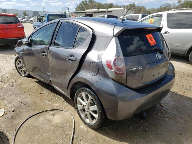 JTDKDTB35E1069211 - 2014 TOYOTA PRIUS C GRAY photo 2