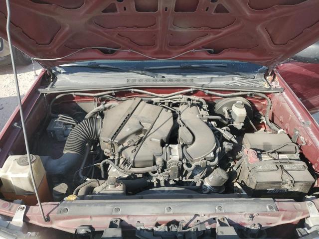 5TEJU62N17Z449007 - 2007 TOYOTA TACOMA DOUBLE CAB PRERUNNER RED photo 11