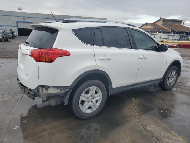 2T3ZFREVXFW206977 - 2015 TOYOTA RAV4 LE WHITE photo 3