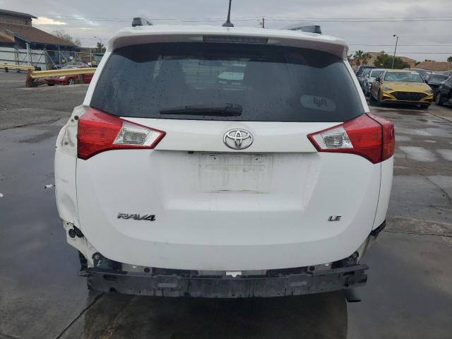 2T3ZFREVXFW206977 - 2015 TOYOTA RAV4 LE WHITE photo 6