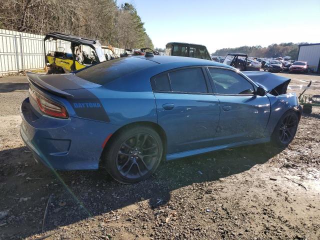 2C3CDXCT7LH181053 - 2020 DODGE CHARGER R/T BLUE photo 3