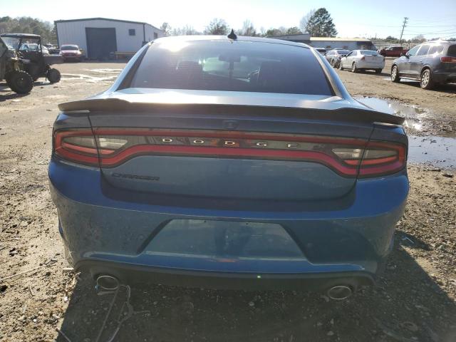 2C3CDXCT7LH181053 - 2020 DODGE CHARGER R/T BLUE photo 6