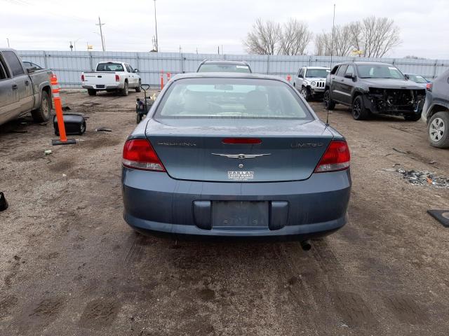 1C3EL66R16N253141 - 2006 CHRYSLER SEBRING LIMITED TEAL photo 6