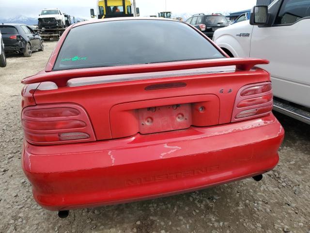 1FALP4042RF172288 - 1994 FORD MUSTANG RED photo 6