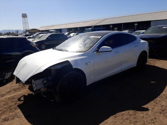 5YJSA1E10FF118122 - 2015 TESLA MODEL S Սպիտակ լուսանկար 1