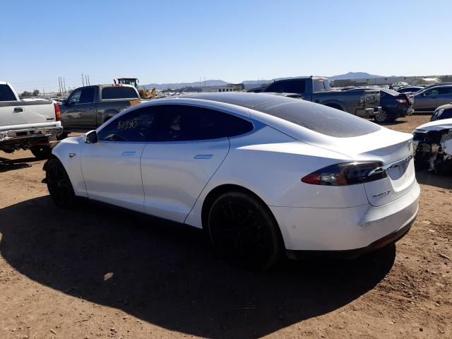 5YJSA1E10FF118122 - 2015 TESLA MODEL S Սպիտակ լուսանկար 2