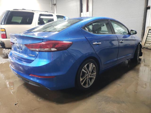 5NPD84LF2HH045862 - 2017 HYUNDAI ELANTRA SE BLUE photo 3