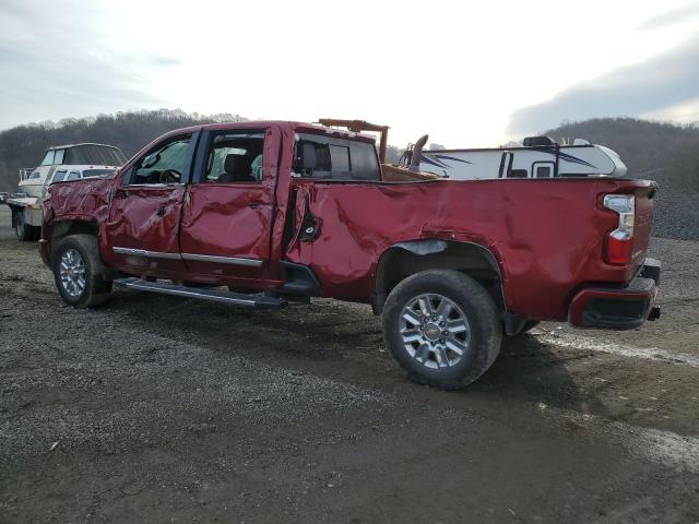 1GC4YVEY2RF173325 - 2024 CHEVROLET SILVERADO K3500 HIGH COUNTRY MAROON photo 2