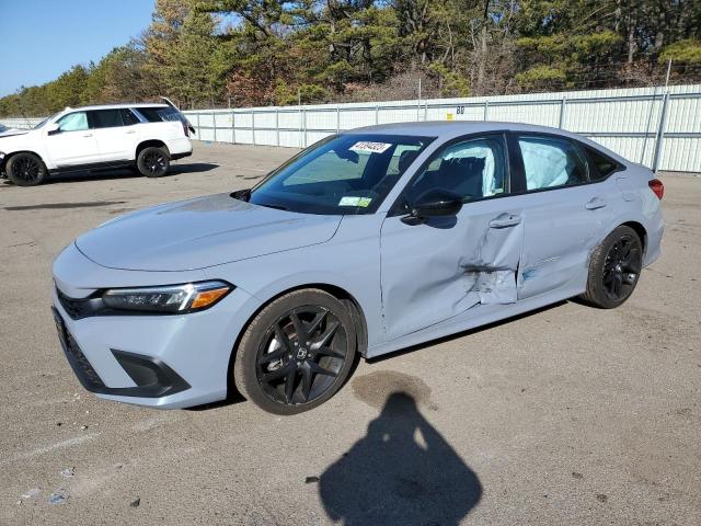 2HGFE2F57NH571595 - 2022 HONDA CIVIC SPORT 蓝色 照片 1