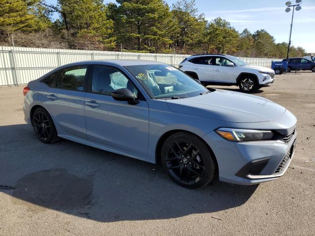 2HGFE2F57NH571595 - 2022 HONDA CIVIC SPORT 蓝色 照片 4