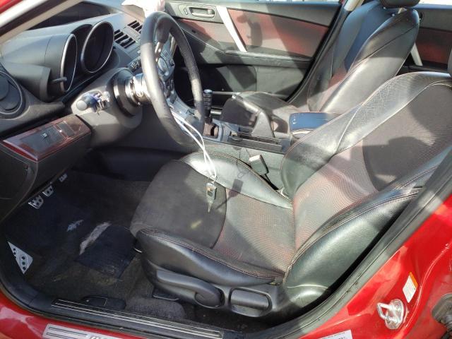 JM1BL1K49B1383651 - 2011 MAZDA SPEED 3 RED photo 7