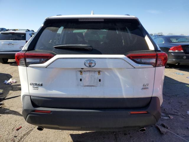 JTMG1RFV1KJ004512 - 2019 TOYOTA RAV4 LE WHITE photo 6