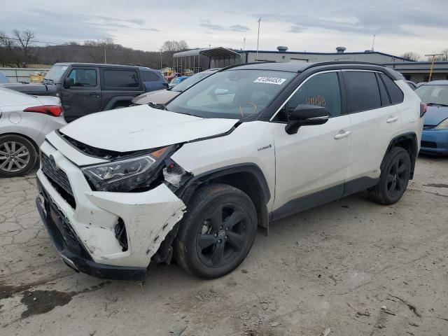 2T3E6RFV1MW017466 - 2021 TOYOTA RAV4 XSE WHITE photo 1