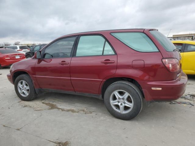 JT6GF10U0X0010888 - 1999 LEXUS RX 300 MAROON photo 2