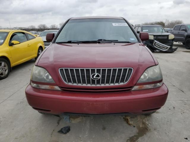 JT6GF10U0X0010888 - 1999 LEXUS RX 300 MAROON photo 5