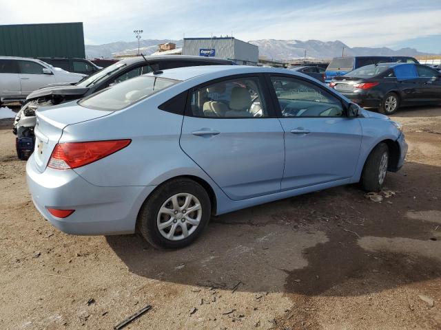 KMHCT4AE8DU422047 - 2013 HYUNDAI ACCENT GLS BLUE photo 3