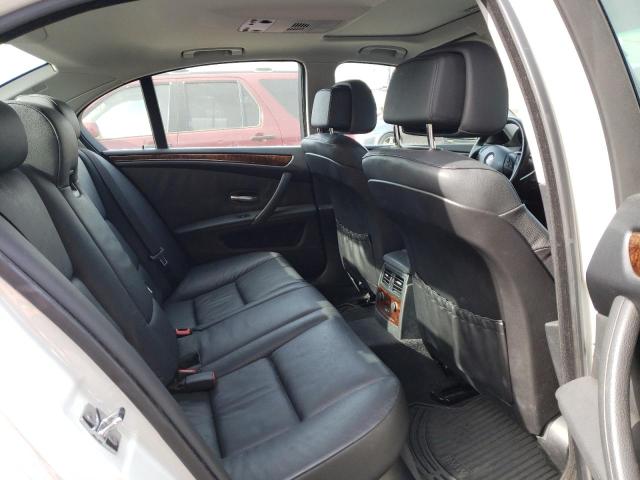 WBANW13588CZ75080 - 2008 BMW 5 SERIES I WHITE photo 10