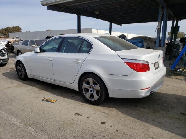 WBANW13588CZ75080 - 2008 BMW 5 SERIES I WHITE photo 2