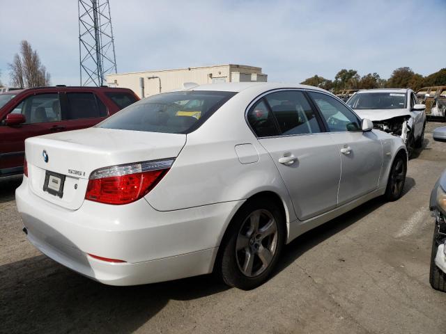 WBANW13588CZ75080 - 2008 BMW 5 SERIES I WHITE photo 3