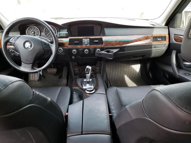 WBANW13588CZ75080 - 2008 BMW 5 SERIES I WHITE photo 8