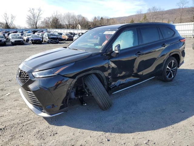 5TDJZRBH1NS189067 - 2022 TOYOTA HIGHLANDER XSE BLACK photo 1