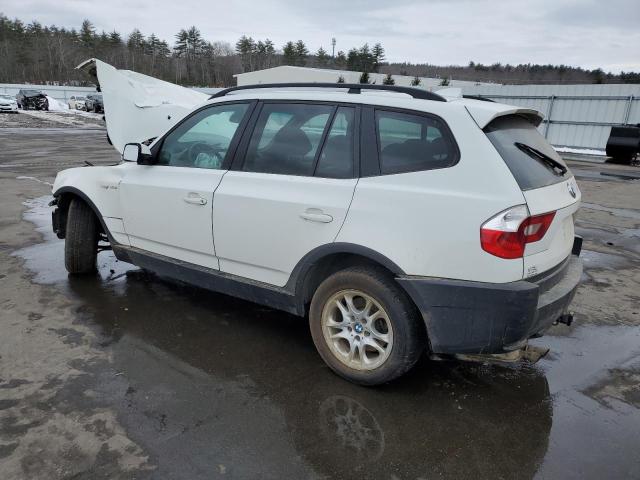 WBXPA73444WC44262 - 2004 BMW X3 2.5I WHITE photo 2