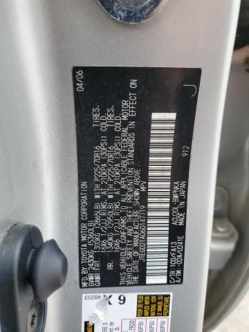 JTEGD21A060147719 - 2006 TOYOTA HIGHLANDER SILVER photo 13