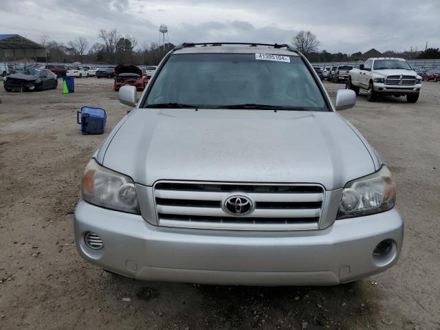 JTEGD21A060147719 - 2006 TOYOTA HIGHLANDER SILVER photo 5