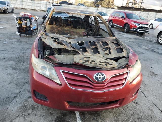 4T1BF3EK0BU679259 - 2011 TOYOTA CAMRY BASE RED photo 5