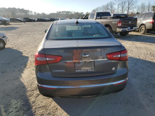 KNALN4D73E5153122 - 2014 KIA CADENZA PREMIUM BROWN photo 6